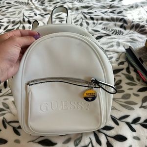 White GUESS backpack
